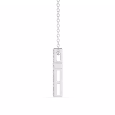 Radiance Pavé Cross Lab Pendant