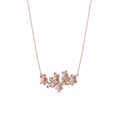 Blossom Diamond Floral Necklace