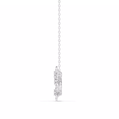 Blossom Lab Diamond Floral Necklace