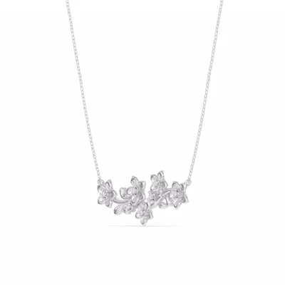 Blossom Diamond Floral Necklace