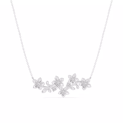 Blossom Lab Diamond Floral Necklace