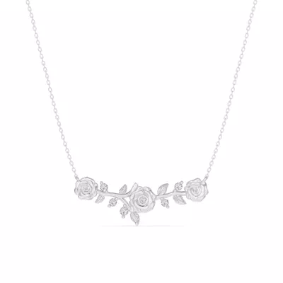 Rose Lab Diamond Necklace