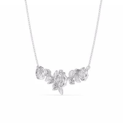Rose Lab Diamond Necklace
