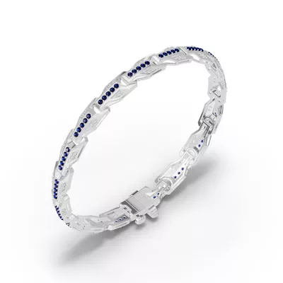 Ferma Diamond & Sapphire Bracelet