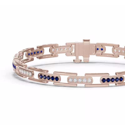 Corvella Diamond & Sapphire Bracelet