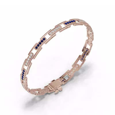 Corvella Diamond & Sapphire Bracelet