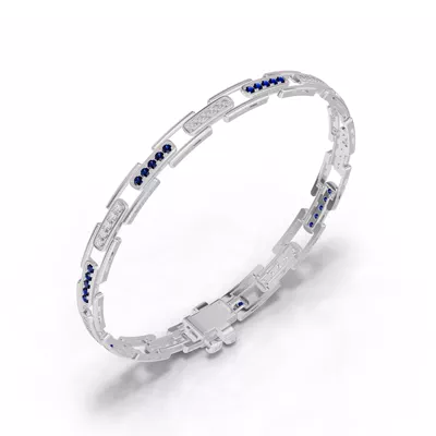 Corvella Diamond & Sapphire Bracelet