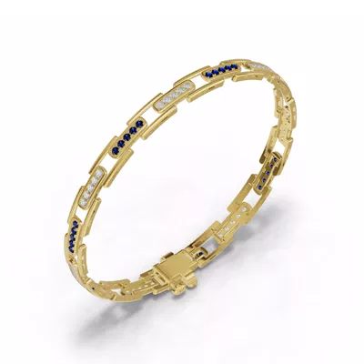 Corvella Diamond & Sapphire Bracelet