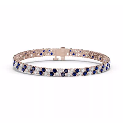 Duovella Diamond & Sapphire Bracelet