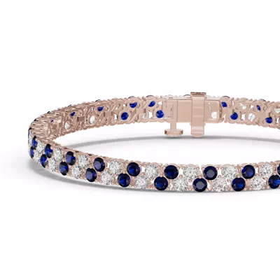 Duovella Diamond & Sapphire Bracelet