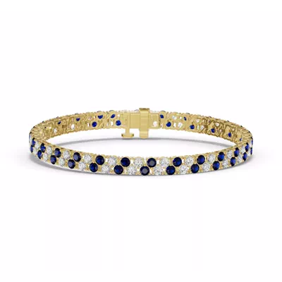 Duovella Diamond & Sapphire Bracelet