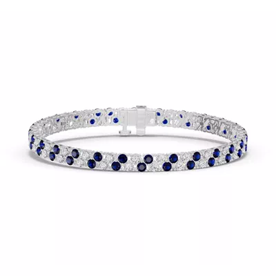 Duovella Diamond & Sapphire Bracelet