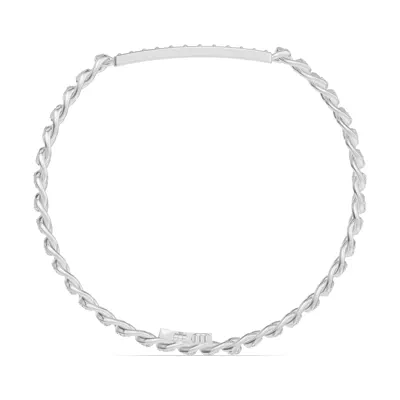 Pavé Cuban Link Panel Lab Diamond Bracelet