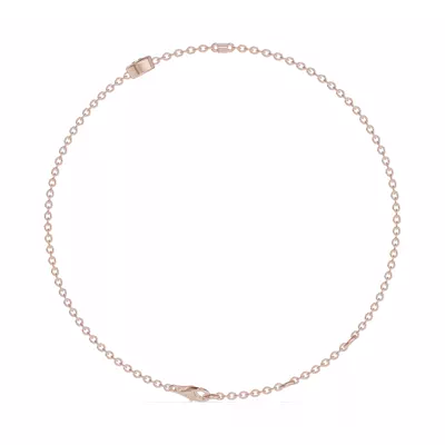 Bezel Diamond Gold Initial Bracelet - I