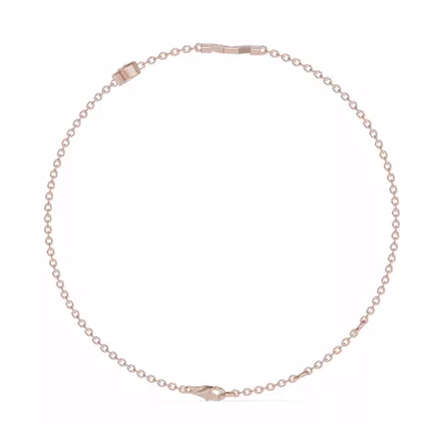 Bezel Lab Diamond Gold Initial Bracelet - M