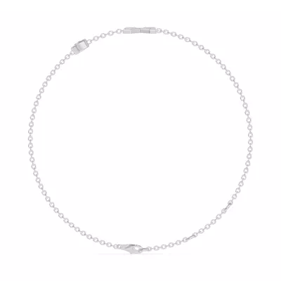 Bezel Diamond Gold Initial Bracelet - X