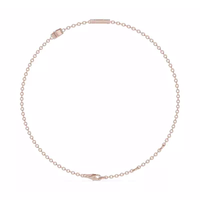 Bezel Diamond Gold Initial Bracelet - Z