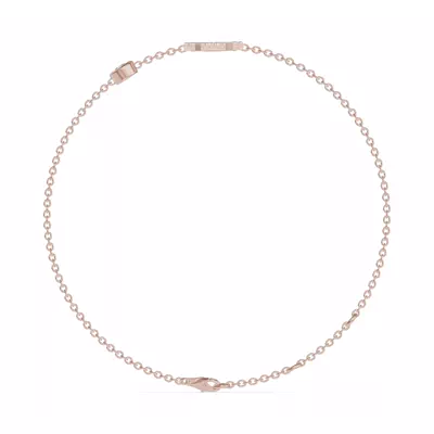 Bezel Diamond Pavé Initial Bracelet - A