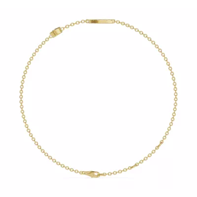 Bezel Diamond Pavé Initial Bracelet - G