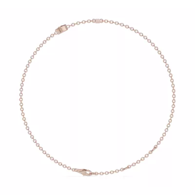 Bezel Diamond Pavé Initial Bracelet - I