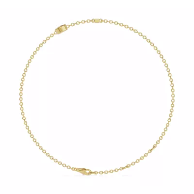 Bezel Lab Diamond Pavé Initial Bracelet - I