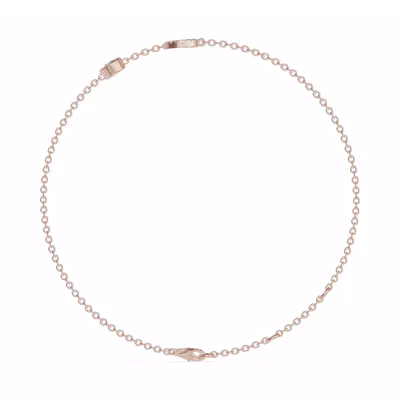 Bezel Lab Diamond Pavé Initial Bracelet - J