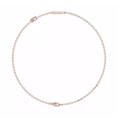 Bezel Lab Diamond Pavé Initial Bracelet - P