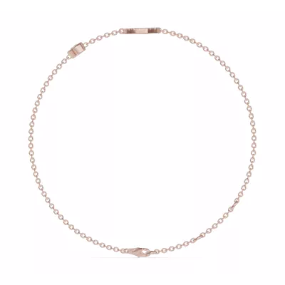 Bezel Lab Diamond Pavé Initial Bracelet - Q