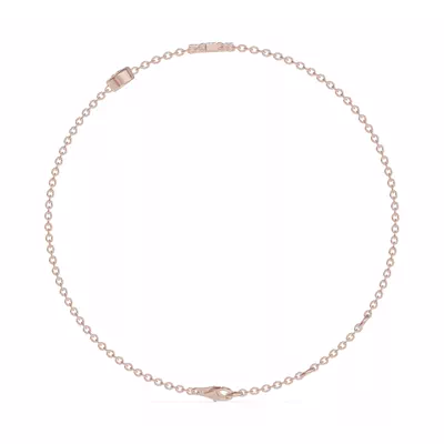 Bezel Diamond Pavé Initial Bracelet - T