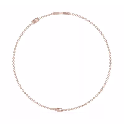 Bezel Lab Diamond Pavé Initial Bracelet - V
