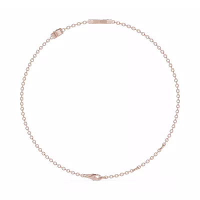 Bezel Lab Diamond Pavé Initial Bracelet - X