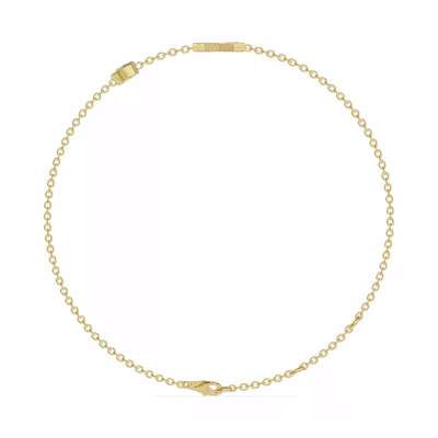 Bezel Lab Diamond Pavé Initial Bracelet - X