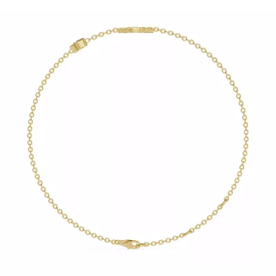 Bezel Lab Diamond Pavé Initial Bracelet - Y