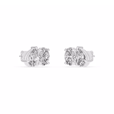 Toi et Moi Pear and Oval Lab Diamond Earrings (2.00 ct. tw.)