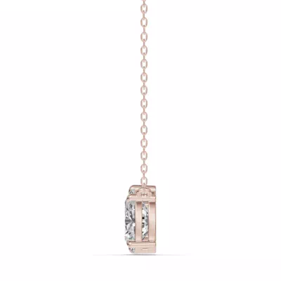 Toi et Moi Marquise and Oval Lab Diamond Necklace (1.50 ct. tw.)