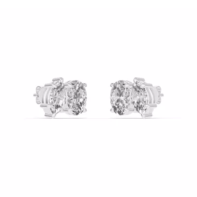 Toi et Moi Marquise and Oval Lab Diamond Earrings (2.50 ct. tw.)