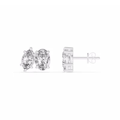 Toi et Moi Marquise and Oval Lab Diamond Earrings (2.50 ct. tw.)