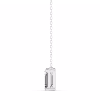 Toi et Moi Pear and Emerald Lab Diamond Necklace (1.50 ct. tw.)