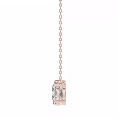 Toi et Moi Pear and Round Lab Diamond Necklace (1.50 ct. tw.)