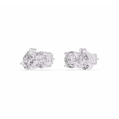 Toi et Moi Pear and Round Lab Diamond Earrings (2.50 ct. tw.)