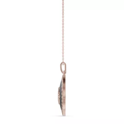 Astril Crest Lab Diamond Medallion Pendant