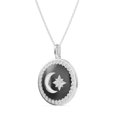 Astril Crest Diamond Medallion Pendant