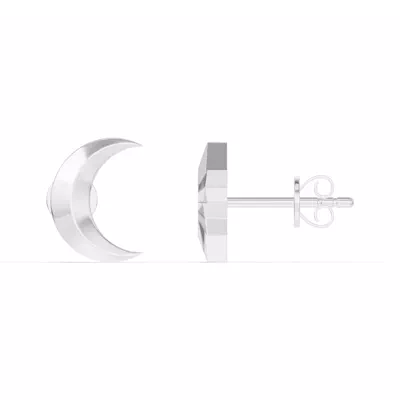 Astril Crescent & Star Lab Diamond Earrings