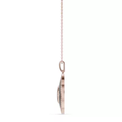 Astril Halo Diamond Medallion Pendant
