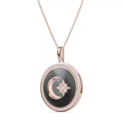Astril Halo Diamond Medallion Pendant