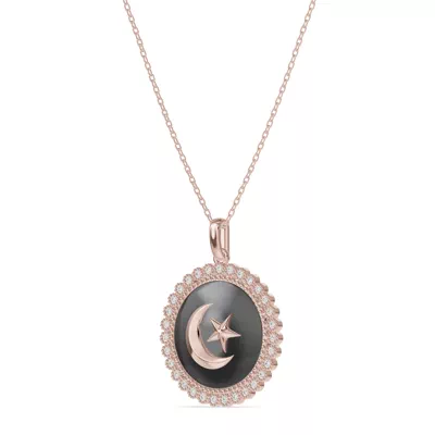 Astril Heirloom Lab Diamond Medallion Pendant