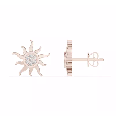 Astril Sol Pavé Diamond Earrings