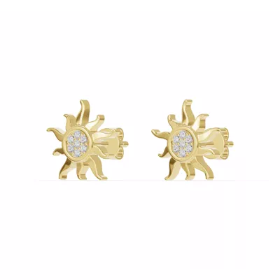 Astril Sol Pavé Diamond Earrings