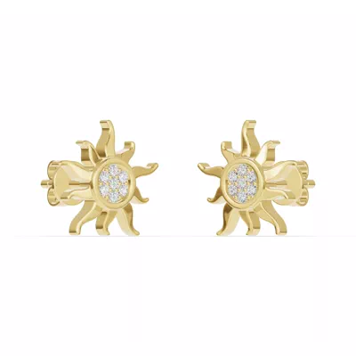 Astril Sol Pavé Diamond Earrings