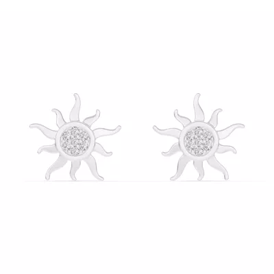 Astril Sol Pavé Diamond Earrings